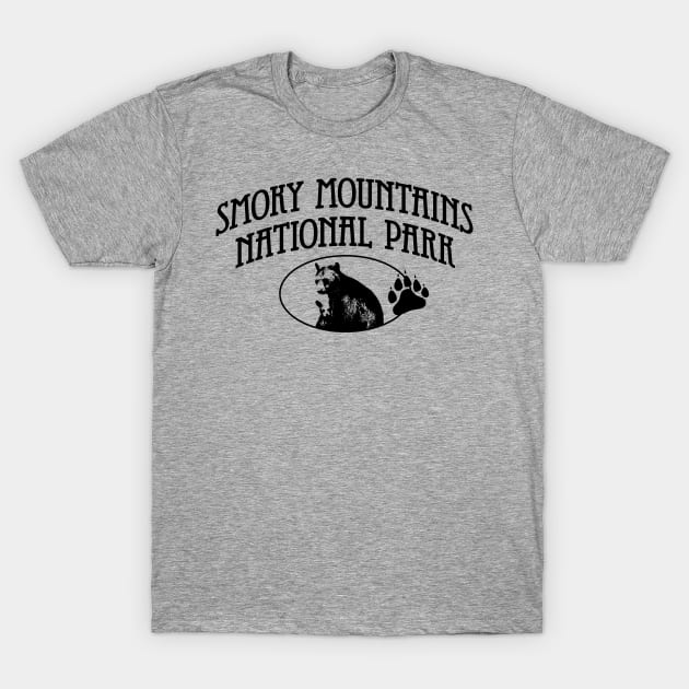 Smoky Mountains National Park Bears T-Shirt by myoungncsu